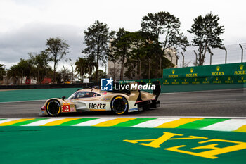 2024-07-12 - 12 STEVENS Will (gbr), NATO Norman (fra), ILOTT Callum (gbr), Hertz Team Jota, Porsche 963 #12, Hypercar, action during the 2024 Rolex 6 Hours of Sao Paulo, 5th round of the 2024 FIA World Endurance Championship, from July 12 to 14, 2024 on the Autódromo José Carlos Pace in Interlagos, Brazil - FIA WEC - 6 HOURS OF SAO PAULO 2024 - ENDURANCE - MOTORS