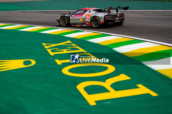 2024-07-12 - 54 FLOHR Thomas (swi), CASTELLACCI Francesco (ita), RIGON Davide (ita), Vista AF Corse, Ferrari 296 GT3 #54, LM GT3, action during the 2024 Rolex 6 Hours of Sao Paulo, 5th round of the 2024 FIA World Endurance Championship, from July 12 to 14, 2024 on the Autódromo José Carlos Pace in Interlagos, Brazil - FIA WEC - 6 HOURS OF SAO PAULO 2024 - ENDURANCE - MOTORS