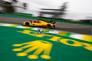 2024-07-12 - 83 KUBICA Robert (pol), SHWARTZMAN Robert (isr), YE Yifei (chn), AF Corse, Ferrari 499P #83, Hypercar, action during the 2024 Rolex 6 Hours of Sao Paulo, 5th round of the 2024 FIA World Endurance Championship, from July 12 to 14, 2024 on the Autódromo José Carlos Pace in Interlagos, Brazil - FIA WEC - 6 HOURS OF SAO PAULO 2024 - ENDURANCE - MOTORS