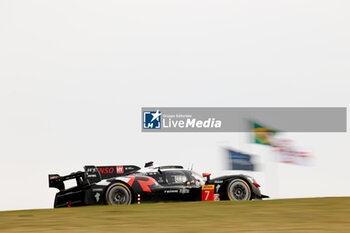 2024-07-12 - 07 CONWAY Mike (gbr), KOBAYASHI Kamui (jpn), DE VRIES Nyck (nld), Toyota Gazoo Racing, Toyota GR010 - Hybrid #07, Hypercar, action during the 2024 Rolex 6 Hours of Sao Paulo, 5th round of the 2024 FIA World Endurance Championship, from July 12 to 14, 2024 on the Autódromo José Carlos Pace in Interlagos, Brazil - FIA WEC - 6 HOURS OF SAO PAULO 2024 - ENDURANCE - MOTORS