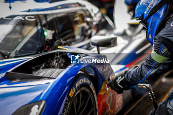 2024-07-12 - michelin, tyre, pneu, Cadillac Racing #02, Hypercar, during the 2024 Rolex 6 Hours of Sao Paulo, 5th round of the 2024 FIA World Endurance Championship, from July 12 to 14, 2024 on the Autódromo José Carlos Pace in Interlagos, Brazil - FIA WEC - 6 HOURS OF SAO PAULO 2024 - ENDURANCE - MOTORS