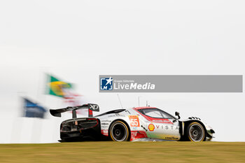 2024-07-12 - 55 HERIAU François (fra), MANN Simon (usa), ROVERA Alessio (ita), Vista AF Corse, Ferrari 296 GT3 #55, LM GT3, action during the 2024 Rolex 6 Hours of Sao Paulo, 5th round of the 2024 FIA World Endurance Championship, from July 12 to 14, 2024 on the Autódromo José Carlos Pace in Interlagos, Brazil - FIA WEC - 6 HOURS OF SAO PAULO 2024 - ENDURANCE - MOTORS