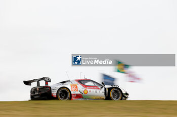 2024-07-12 - 55 HERIAU François (fra), MANN Simon (usa), ROVERA Alessio (ita), Vista AF Corse, Ferrari 296 GT3 #55, LM GT3, action during the 2024 Rolex 6 Hours of Sao Paulo, 5th round of the 2024 FIA World Endurance Championship, from July 12 to 14, 2024 on the Autódromo José Carlos Pace in Interlagos, Brazil - FIA WEC - 6 HOURS OF SAO PAULO 2024 - ENDURANCE - MOTORS