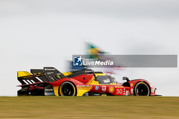 2024-07-12 - 50 FUOCO Antonio (ita), MOLINA Miguel (spa), NIELSEN Nicklas (dnk), Ferrari AF Corse, Ferrari 499P #50, Hypercar, action during the 2024 Rolex 6 Hours of Sao Paulo, 5th round of the 2024 FIA World Endurance Championship, from July 12 to 14, 2024 on the Autódromo José Carlos Pace in Interlagos, Brazil - FIA WEC - 6 HOURS OF SAO PAULO 2024 - ENDURANCE - MOTORS