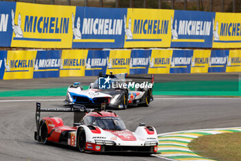 2024-07-12 - 05 CAMPBELL Matt (aus), CHRISTENSEN Michael (dnk), MAKOWIECKI Frédéric (fra), Porsche Penske Motorsport, Porsche 963 #05, Hypercar, action during the 2024 Rolex 6 Hours of Sao Paulo, 5th round of the 2024 FIA World Endurance Championship, from July 12 to 14, 2024 on the Autódromo José Carlos Pace in Interlagos, Brazil - FIA WEC - 6 HOURS OF SAO PAULO 2024 - ENDURANCE - MOTORS