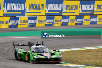 2024-07-12 - 63 BORTOLOTTI Mirko (ita), MORTARA Edoardo (swi), KVYAT Daniil (ita), Lamborghini Iron Lynx, Lamborghini SC63 #63, Hypercar, action during the 2024 Rolex 6 Hours of Sao Paulo, 5th round of the 2024 FIA World Endurance Championship, from July 12 to 14, 2024 on the Autódromo José Carlos Pace in Interlagos, Brazil - FIA WEC - 6 HOURS OF SAO PAULO 2024 - ENDURANCE - MOTORS