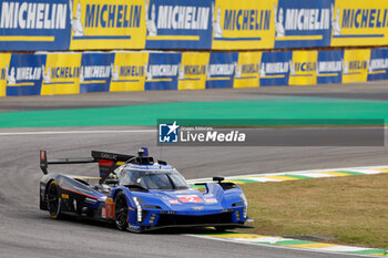 2024-07-12 - 02 BAMBER Earl (nzl), LYNN Alex (gbr), Cadillac Racing #02, Hypercar, action during the 2024 Rolex 6 Hours of Sao Paulo, 5th round of the 2024 FIA World Endurance Championship, from July 12 to 14, 2024 on the Autódromo José Carlos Pace in Interlagos, Brazil - FIA WEC - 6 HOURS OF SAO PAULO 2024 - ENDURANCE - MOTORS