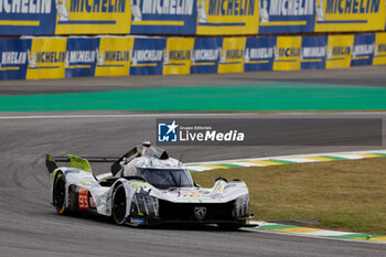 2024-07-12 - 93 JENSEN Mikkel (dnk), MULLER Nico (swi), VERGNE Jean-Eric (fra), Peugeot TotalEnergies, Peugeot 9x8 #93, Hypercar, action during the 2024 Rolex 6 Hours of Sao Paulo, 5th round of the 2024 FIA World Endurance Championship, from July 12 to 14, 2024 on the Autódromo José Carlos Pace in Interlagos, Brazil - FIA WEC - 6 HOURS OF SAO PAULO 2024 - ENDURANCE - MOTORS