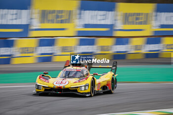 2024-07-12 - 83 KUBICA Robert (pol), SHWARTZMAN Robert (isr), YE Yifei (chn), AF Corse, Ferrari 499P #83, Hypercar, action during the 2024 Rolex 6 Hours of Sao Paulo, 5th round of the 2024 FIA World Endurance Championship, from July 12 to 14, 2024 on the Autódromo José Carlos Pace in Interlagos, Brazil - FIA WEC - 6 HOURS OF SAO PAULO 2024 - ENDURANCE - MOTORS