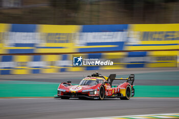 2024-07-12 - 50 FUOCO Antonio (ita), MOLINA Miguel (spa), NIELSEN Nicklas (dnk), Ferrari AF Corse, Ferrari 499P #50, Hypercar, action during the 2024 Rolex 6 Hours of Sao Paulo, 5th round of the 2024 FIA World Endurance Championship, from July 12 to 14, 2024 on the Autódromo José Carlos Pace in Interlagos, Brazil - FIA WEC - 6 HOURS OF SAO PAULO 2024 - ENDURANCE - MOTORS