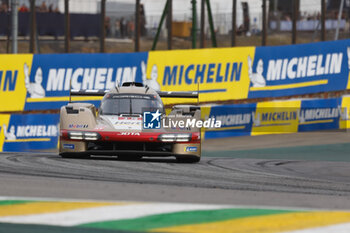 2024-07-12 - 12 STEVENS Will (gbr), NATO Norman (fra), ILOTT Callum (gbr), Hertz Team Jota, Porsche 963 #12, Hypercar, action during the 2024 Rolex 6 Hours of Sao Paulo, 5th round of the 2024 FIA World Endurance Championship, from July 12 to 14, 2024 on the Autódromo José Carlos Pace in Interlagos, Brazil - FIA WEC - 6 HOURS OF SAO PAULO 2024 - ENDURANCE - MOTORS