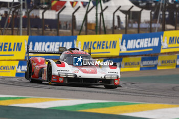 2024-07-12 - 05 CAMPBELL Matt (aus), CHRISTENSEN Michael (dnk), MAKOWIECKI Frédéric (fra), Porsche Penske Motorsport, Porsche 963 #05, Hypercar, action during the 2024 Rolex 6 Hours of Sao Paulo, 5th round of the 2024 FIA World Endurance Championship, from July 12 to 14, 2024 on the Autódromo José Carlos Pace in Interlagos, Brazil - FIA WEC - 6 HOURS OF SAO PAULO 2024 - ENDURANCE - MOTORS