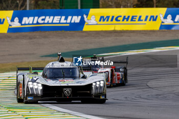 2024-07-12 - 93 JENSEN Mikkel (dnk), MULLER Nico (swi), VERGNE Jean-Eric (fra), Peugeot TotalEnergies, Peugeot 9x8 #93, Hypercar, action during the 2024 Rolex 6 Hours of Sao Paulo, 5th round of the 2024 FIA World Endurance Championship, from July 12 to 14, 2024 on the Autódromo José Carlos Pace in Interlagos, Brazil - FIA WEC - 6 HOURS OF SAO PAULO 2024 - ENDURANCE - MOTORS