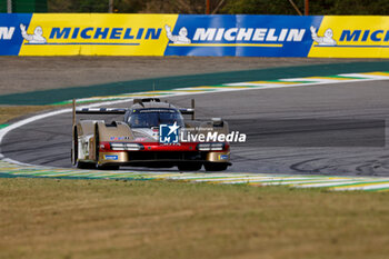 2024-07-12 - 38 RASMUSSEN Oliver (dnk), HANSON Philip (gbr), BUTTON Jenson (gbr), Hertz Team Jota, Porsche 963 #38, Hypercar, action during the 2024 Rolex 6 Hours of Sao Paulo, 5th round of the 2024 FIA World Endurance Championship, from July 12 to 14, 2024 on the Autódromo José Carlos Pace in Interlagos, Brazil - FIA WEC - 6 HOURS OF SAO PAULO 2024 - ENDURANCE - MOTORS