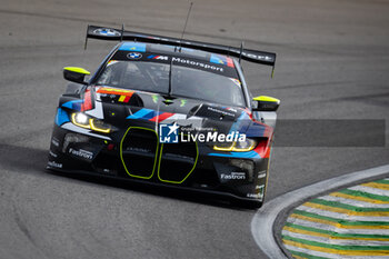 2024-07-12 - 46 MARTIN Maxime (bel), ROSSI Valentino (ita), AL HARTHY Ahmad (omn) Team WRT, BMW M4 GT3 #46, LM GT3, action during the 2024 Rolex 6 Hours of Sao Paulo, 5th round of the 2024 FIA World Endurance Championship, from July 11 to 14, 2024 on the Autódromo José Carlos Pace in Interlagos, Brazil - FIA WEC - 6 HOURS OF SAO PAULO 2024 - ENDURANCE - MOTORS