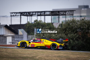 2024-07-12 - 83 KUBICA Robert (pol), SHWARTZMAN Robert (isr), YE Yifei (chn), AF Corse, Ferrari 499P #83, Hypercar, action during the 2024 Rolex 6 Hours of Sao Paulo, 5th round of the 2024 FIA World Endurance Championship, from July 11 to 14, 2024 on the Autódromo José Carlos Pace in Interlagos, Brazil - FIA WEC - 6 HOURS OF SAO PAULO 2024 - ENDURANCE - MOTORS