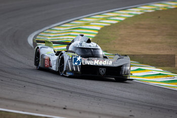 2024-07-12 - 94 DUVAL Loïc (fra), DI RESTA Paul (gbr), VANDOORNE Stoffel (bel), Peugeot TotalEnergies, Peugeot 9x8 #94, Hypercar, action during the 2024 Rolex 6 Hours of Sao Paulo, 5th round of the 2024 FIA World Endurance Championship, from July 11 to 14, 2024 on the Autódromo José Carlos Pace in Interlagos, Brazil - FIA WEC - 6 HOURS OF SAO PAULO 2024 - ENDURANCE - MOTORS