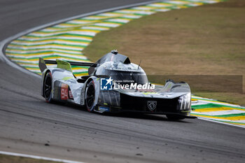 2024-07-12 - 94 DUVAL Loïc (fra), DI RESTA Paul (gbr), VANDOORNE Stoffel (bel), Peugeot TotalEnergies, Peugeot 9x8 #94, Hypercar, action during the 2024 Rolex 6 Hours of Sao Paulo, 5th round of the 2024 FIA World Endurance Championship, from July 11 to 14, 2024 on the Autódromo José Carlos Pace in Interlagos, Brazil - FIA WEC - 6 HOURS OF SAO PAULO 2024 - ENDURANCE - MOTORS