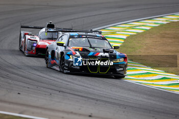 2024-07-12 - 46 MARTIN Maxime (bel), ROSSI Valentino (ita), AL HARTHY Ahmad (omn) Team WRT, BMW M4 GT3 #46, LM GT3, action during the 2024 Rolex 6 Hours of Sao Paulo, 5th round of the 2024 FIA World Endurance Championship, from July 11 to 14, 2024 on the Autódromo José Carlos Pace in Interlagos, Brazil - FIA WEC - 6 HOURS OF SAO PAULO 2024 - ENDURANCE - MOTORS