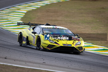 2024-07-12 - 60 SCHIAVONI Claudio (ita), CRESSONI Matteo (ita), PERERA Franck (fra), Iron Lynx, Lamborghini Huracan GT3 Evo2 #60, LM GT3, action during the 2024 Rolex 6 Hours of Sao Paulo, 5th round of the 2024 FIA World Endurance Championship, from July 11 to 14, 2024 on the Autódromo José Carlos Pace in Interlagos, Brazil - FIA WEC - 6 HOURS OF SAO PAULO 2024 - ENDURANCE - MOTORS