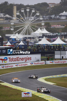 2024-07-12 - 08 BUEMI Sébastien (swi), HARTLEY Brendon (nzl), HIRAKAWA Ryo (jpn), Toyota Gazoo Racing, Toyota GR010 - Hybrid #08, Hypercar, action during the 2024 Rolex 6 Hours of Sao Paulo, 5th round of the 2024 FIA World Endurance Championship, from July 12 to 14, 2024 on the Autódromo José Carlos Pace in Interlagos, Brazil - FIA WEC - 6 HOURS OF SAO PAULO 2024 - ENDURANCE - MOTORS