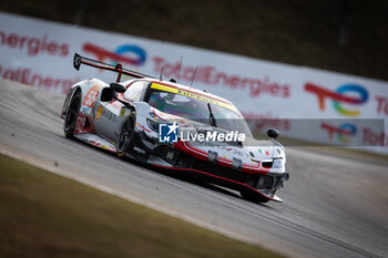 2024-07-12 - 55 HERIAU François (fra), MANN Simon (usa), ROVERA Alessio (ita), Vista AF Corse, Ferrari 296 GT3 #55, LM GT3, action during the 2024 Rolex 6 Hours of Sao Paulo, 5th round of the 2024 FIA World Endurance Championship, from July 11 to 14, 2024 on the Autódromo José Carlos Pace in Interlagos, Brazil - FIA WEC - 6 HOURS OF SAO PAULO 2024 - ENDURANCE - MOTORS