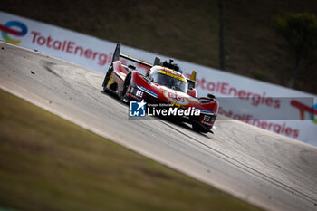 2024-07-12 - 50 FUOCO Antonio (ita), MOLINA Miguel (spa), NIELSEN Nicklas (dnk), Ferrari AF Corse, Ferrari 499P #50, Hypercar, action during the 2024 Rolex 6 Hours of Sao Paulo, 5th round of the 2024 FIA World Endurance Championship, from July 11 to 14, 2024 on the Autódromo José Carlos Pace in Interlagos, Brazil - FIA WEC - 6 HOURS OF SAO PAULO 2024 - ENDURANCE - MOTORS