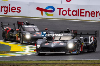 2024-07-12 - 08 BUEMI Sébastien (swi), HARTLEY Brendon (nzl), HIRAKAWA Ryo (jpn), Toyota Gazoo Racing, Toyota GR010 - Hybrid #08, Hypercar, action during the 2024 Rolex 6 Hours of Sao Paulo, 5th round of the 2024 FIA World Endurance Championship, from July 12 to 14, 2024 on the Autódromo José Carlos Pace in Interlagos, Brazil - FIA WEC - 6 HOURS OF SAO PAULO 2024 - ENDURANCE - MOTORS