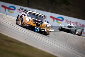 2024-07-12 - 91 LIETZ Richard (aut), SCHURING Morris (nld), SHAHIN Yasser (aus), Manthey EMA, Porsche 911 GT3 R #91, LM GT3, action during the 2024 Rolex 6 Hours of Sao Paulo, 5th round of the 2024 FIA World Endurance Championship, from July 11 to 14, 2024 on the Autódromo José Carlos Pace in Interlagos, Brazil - FIA WEC - 6 HOURS OF SAO PAULO 2024 - ENDURANCE - MOTORS