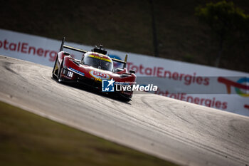 2024-07-12 - 50 FUOCO Antonio (ita), MOLINA Miguel (spa), NIELSEN Nicklas (dnk), Ferrari AF Corse, Ferrari 499P #50, Hypercar, action during the 2024 Rolex 6 Hours of Sao Paulo, 5th round of the 2024 FIA World Endurance Championship, from July 11 to 14, 2024 on the Autódromo José Carlos Pace in Interlagos, Brazil - FIA WEC - 6 HOURS OF SAO PAULO 2024 - ENDURANCE - MOTORS