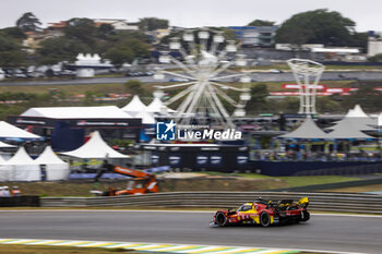 2024-07-12 - 51 PIER GUIDI Alessandro (ita), CALADO James (gbr), GIOVINAZZI Antonio (ita), Ferrari AF Corse, Ferrari 499P #51, Hypercar, action during the 2024 Rolex 6 Hours of Sao Paulo, 5th round of the 2024 FIA World Endurance Championship, from July 12 to 14, 2024 on the Autódromo José Carlos Pace in Interlagos, Brazil - FIA WEC - 6 HOURS OF SAO PAULO 2024 - ENDURANCE - MOTORS