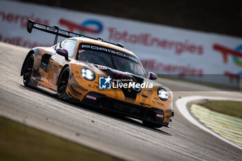 2024-07-12 - 91 LIETZ Richard (aut), SCHURING Morris (nld), SHAHIN Yasser (aus), Manthey EMA, Porsche 911 GT3 R #91, LM GT3, action during the 2024 Rolex 6 Hours of Sao Paulo, 5th round of the 2024 FIA World Endurance Championship, from July 11 to 14, 2024 on the Autódromo José Carlos Pace in Interlagos, Brazil - FIA WEC - 6 HOURS OF SAO PAULO 2024 - ENDURANCE - MOTORS