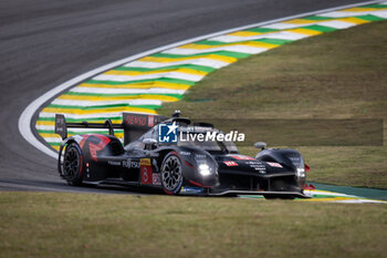 2024-07-12 - 08 BUEMI Sébastien (swi), HARTLEY Brendon (nzl), HIRAKAWA Ryo (jpn), Toyota Gazoo Racing, Toyota GR010 - Hybrid #08, Hypercar, action during the 2024 Rolex 6 Hours of Sao Paulo, 5th round of the 2024 FIA World Endurance Championship, from July 11 to 14, 2024 on the Autódromo José Carlos Pace in Interlagos, Brazil - FIA WEC - 6 HOURS OF SAO PAULO 2024 - ENDURANCE - MOTORS