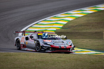 2024-07-12 - 55 HERIAU François (fra), MANN Simon (usa), ROVERA Alessio (ita), Vista AF Corse, Ferrari 296 GT3 #55, LM GT3, action during the 2024 Rolex 6 Hours of Sao Paulo, 5th round of the 2024 FIA World Endurance Championship, from July 11 to 14, 2024 on the Autódromo José Carlos Pace in Interlagos, Brazil - FIA WEC - 6 HOURS OF SAO PAULO 2024 - ENDURANCE - MOTORS