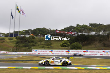 2024-07-12 - 92 MALYKHIN Aliaksandr (kna), STURM Joel (ger), BACHLER Klaus (aut), Manthey Purerxcing, Porsche 911 GT3 R #91, LM GT3, action during the 2024 Rolex 6 Hours of Sao Paulo, 5th round of the 2024 FIA World Endurance Championship, from July 12 to 14, 2024 on the Autódromo José Carlos Pace in Interlagos, Brazil - FIA WEC - 6 HOURS OF SAO PAULO 2024 - ENDURANCE - MOTORS