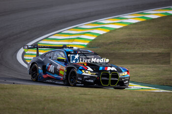 2024-07-12 - 46 MARTIN Maxime (bel), ROSSI Valentino (ita), AL HARTHY Ahmad (omn) Team WRT, BMW M4 GT3 #46, LM GT3, action during the 2024 Rolex 6 Hours of Sao Paulo, 5th round of the 2024 FIA World Endurance Championship, from July 11 to 14, 2024 on the Autódromo José Carlos Pace in Interlagos, Brazil - FIA WEC - 6 HOURS OF SAO PAULO 2024 - ENDURANCE - MOTORS