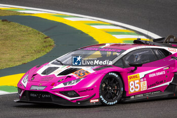 2024-07-12 - 85 BOVY Sarah (bel), FREY Rahel (swi), GATTING Michelle (dnk), Iron Dames, Lamborghini Huracan GT3 Evo2 #85, LM GT3, action during the 2024 Rolex 6 Hours of Sao Paulo, 5th round of the 2024 FIA World Endurance Championship, from July 12 to 14, 2024 on the Autódromo José Carlos Pace in Interlagos, Brazil - FIA WEC - 6 HOURS OF SAO PAULO 2024 - ENDURANCE - MOTORS