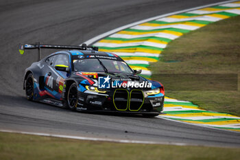 2024-07-12 - 46 MARTIN Maxime (bel), ROSSI Valentino (ita), AL HARTHY Ahmad (omn) Team WRT, BMW M4 GT3 #46, LM GT3, action during the 2024 Rolex 6 Hours of Sao Paulo, 5th round of the 2024 FIA World Endurance Championship, from July 11 to 14, 2024 on the Autódromo José Carlos Pace in Interlagos, Brazil - FIA WEC - 6 HOURS OF SAO PAULO 2024 - ENDURANCE - MOTORS