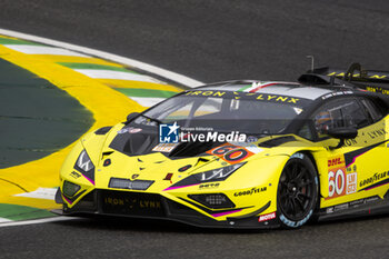 2024-07-12 - 60 SCHIAVONI Claudio (ita), CRESSONI Matteo (ita), PERERA Franck (fra), Iron Lynx, Lamborghini Huracan GT3 Evo2 #60, LM GT3, action during the 2024 Rolex 6 Hours of Sao Paulo, 5th round of the 2024 FIA World Endurance Championship, from July 12 to 14, 2024 on the Autódromo José Carlos Pace in Interlagos, Brazil - FIA WEC - 6 HOURS OF SAO PAULO 2024 - ENDURANCE - MOTORS