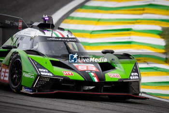 2024-07-12 - 63 BORTOLOTTI Mirko (ita), MORTARA Edoardo (swi), KVYAT Daniil (ita), Lamborghini Iron Lynx, Lamborghini SC63 #63, Hypercar, action during the 2024 Rolex 6 Hours of Sao Paulo, 5th round of the 2024 FIA World Endurance Championship, from July 11 to 14, 2024 on the Autódromo José Carlos Pace in Interlagos, Brazil - FIA WEC - 6 HOURS OF SAO PAULO 2024 - ENDURANCE - MOTORS