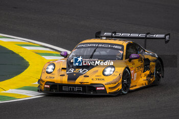 2024-07-12 - 91 LIETZ Richard (aut), SCHURING Morris (nld), SHAHIN Yasser (aus), Manthey EMA, Porsche 911 GT3 R #91, LM GT3, action during the 2024 Rolex 6 Hours of Sao Paulo, 5th round of the 2024 FIA World Endurance Championship, from July 12 to 14, 2024 on the Autódromo José Carlos Pace in Interlagos, Brazil - FIA WEC - 6 HOURS OF SAO PAULO 2024 - ENDURANCE - MOTORS