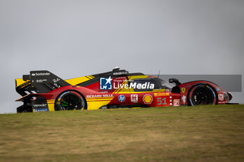 2024-07-12 - 51 PIER GUIDI Alessandro (ita), CALADO James (gbr), GIOVINAZZI Antonio (ita), Ferrari AF Corse, Ferrari 499P #51, Hypercar, action during the 2024 Rolex 6 Hours of Sao Paulo, 5th round of the 2024 FIA World Endurance Championship, from July 11 to 14, 2024 on the Autódromo José Carlos Pace in Interlagos, Brazil - FIA WEC - 6 HOURS OF SAO PAULO 2024 - ENDURANCE - MOTORS