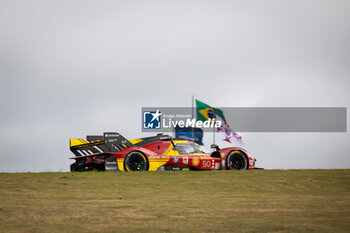 2024-07-12 - 50 FUOCO Antonio (ita), MOLINA Miguel (spa), NIELSEN Nicklas (dnk), Ferrari AF Corse, Ferrari 499P #50, Hypercar, action during the 2024 Rolex 6 Hours of Sao Paulo, 5th round of the 2024 FIA World Endurance Championship, from July 11 to 14, 2024 on the Autódromo José Carlos Pace in Interlagos, Brazil - FIA WEC - 6 HOURS OF SAO PAULO 2024 - ENDURANCE - MOTORS