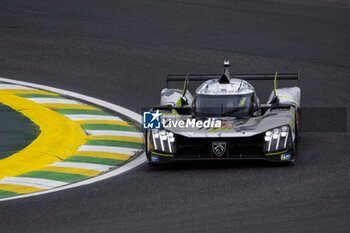 2024-07-12 - 93 JENSEN Mikkel (dnk), MULLER Nico (swi), VERGNE Jean-Eric (fra), Peugeot TotalEnergies, Peugeot 9x8 #93, Hypercar, action during the 2024 Rolex 6 Hours of Sao Paulo, 5th round of the 2024 FIA World Endurance Championship, from July 12 to 14, 2024 on the Autódromo José Carlos Pace in Interlagos, Brazil - FIA WEC - 6 HOURS OF SAO PAULO 2024 - ENDURANCE - MOTORS