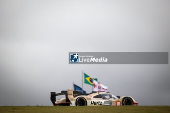 2024-07-12 - 12 STEVENS Will (gbr), NATO Norman (fra), ILOTT Callum (gbr), Hertz Team Jota, Porsche 963 #12, Hypercar, action during the 2024 Rolex 6 Hours of Sao Paulo, 5th round of the 2024 FIA World Endurance Championship, from July 11 to 14, 2024 on the Autódromo José Carlos Pace in Interlagos, Brazil - FIA WEC - 6 HOURS OF SAO PAULO 2024 - ENDURANCE - MOTORS