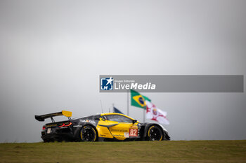 2024-07-12 - 82 JUNCADELLA Daniel (spa), BAUD Sébastien (fra), KOIZUMI Hiroshi (jpn), TF Sport, Corvette Z06 GT3.R #82, LM GT3, action during the 2024 Rolex 6 Hours of Sao Paulo, 5th round of the 2024 FIA World Endurance Championship, from July 11 to 14, 2024 on the Autódromo José Carlos Pace in Interlagos, Brazil - FIA WEC - 6 HOURS OF SAO PAULO 2024 - ENDURANCE - MOTORS