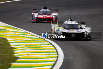 2024-07-12 - 93 JENSEN Mikkel (dnk), MULLER Nico (swi), VERGNE Jean-Eric (fra), Peugeot TotalEnergies, Peugeot 9x8 #93, Hypercar, action during the 2024 Rolex 6 Hours of Sao Paulo, 5th round of the 2024 FIA World Endurance Championship, from July 12 to 14, 2024 on the Autódromo José Carlos Pace in Interlagos, Brazil - FIA WEC - 6 HOURS OF SAO PAULO 2024 - ENDURANCE - MOTORS