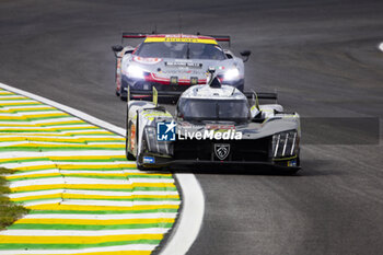 2024-07-12 - 94 DUVAL Loïc (fra), DI RESTA Paul (gbr), VANDOORNE Stoffel (bel), Peugeot TotalEnergies, Peugeot 9x8 #94, Hypercar, action during the 2024 Rolex 6 Hours of Sao Paulo, 5th round of the 2024 FIA World Endurance Championship, from July 12 to 14, 2024 on the Autódromo José Carlos Pace in Interlagos, Brazil - FIA WEC - 6 HOURS OF SAO PAULO 2024 - ENDURANCE - MOTORS