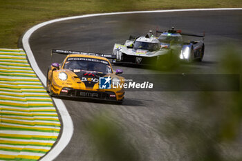 2024-07-12 - 91 LIETZ Richard (aut), SCHURING Morris (nld), SHAHIN Yasser (aus), Manthey EMA, Porsche 911 GT3 R #91, LM GT3, action during the 2024 Rolex 6 Hours of Sao Paulo, 5th round of the 2024 FIA World Endurance Championship, from July 12 to 14, 2024 on the Autódromo José Carlos Pace in Interlagos, Brazil - FIA WEC - 6 HOURS OF SAO PAULO 2024 - ENDURANCE - MOTORS