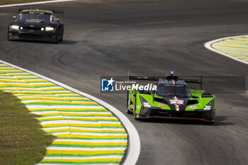 2024-07-12 - 63 BORTOLOTTI Mirko (ita), MORTARA Edoardo (swi), KVYAT Daniil (ita), Lamborghini Iron Lynx, Lamborghini SC63 #63, Hypercar, action during the 2024 Rolex 6 Hours of Sao Paulo, 5th round of the 2024 FIA World Endurance Championship, from July 12 to 14, 2024 on the Autódromo José Carlos Pace in Interlagos, Brazil - FIA WEC - 6 HOURS OF SAO PAULO 2024 - ENDURANCE - MOTORS